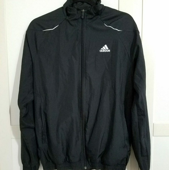 adidas Jackets & Blazers - ADIDAS Original Black/Wh Light Weight Windbreaker
